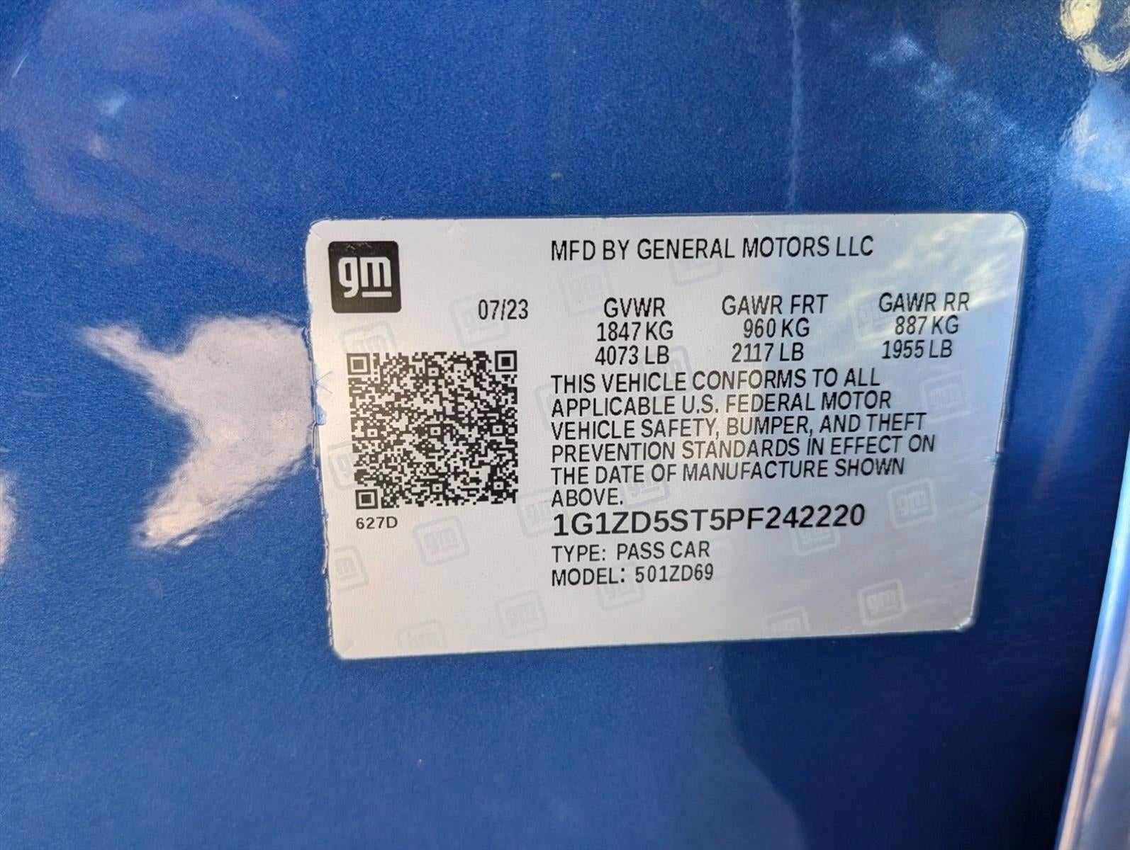 2023 Chevrolet Malibu 4dr Sdn 1LT