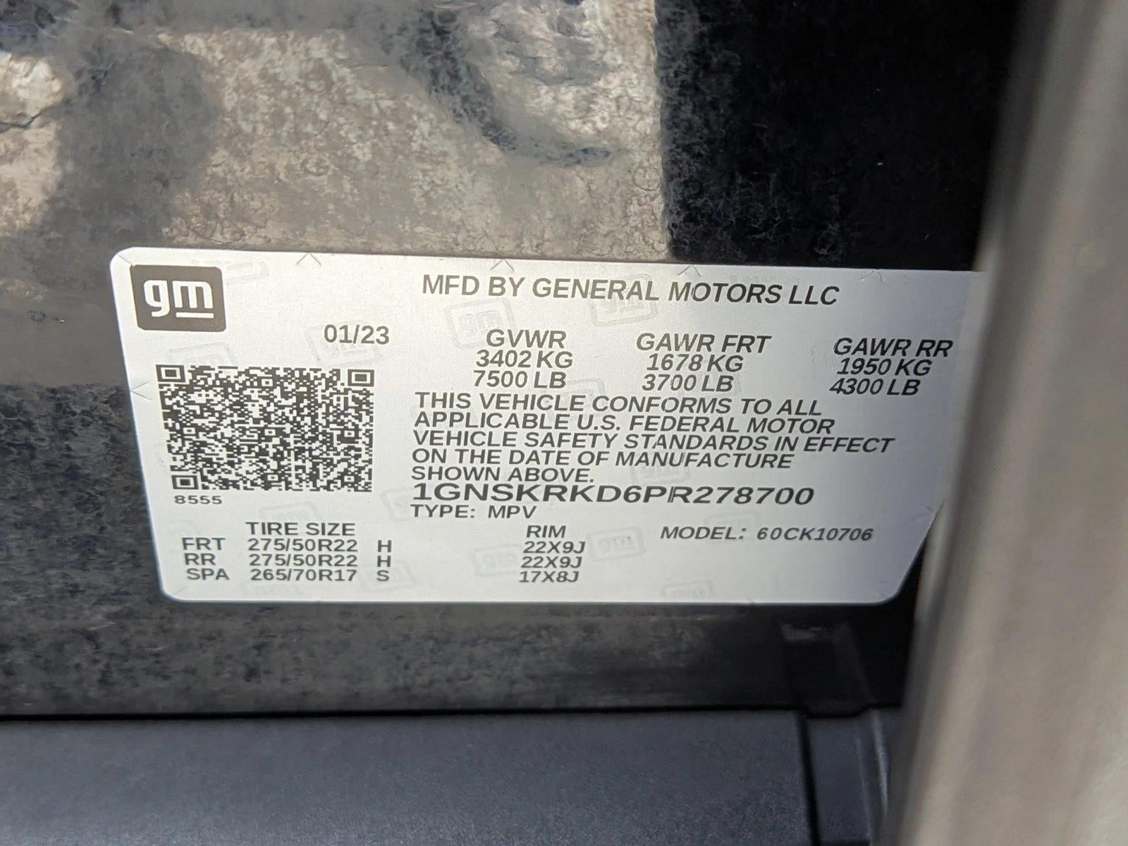 2023 Chevrolet Tahoe 4WD RST