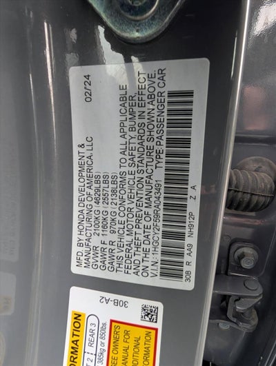 2024 Honda Accord Hybrid Sport Sedan