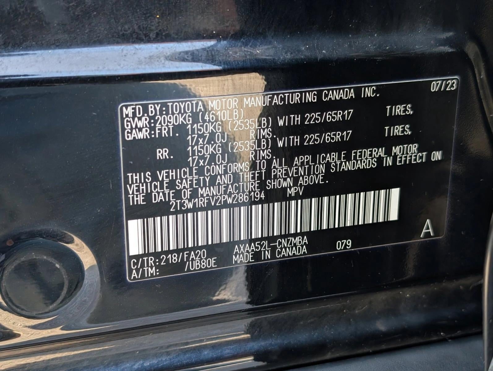 2023 Toyota RAV4 XLE FWD (GS)