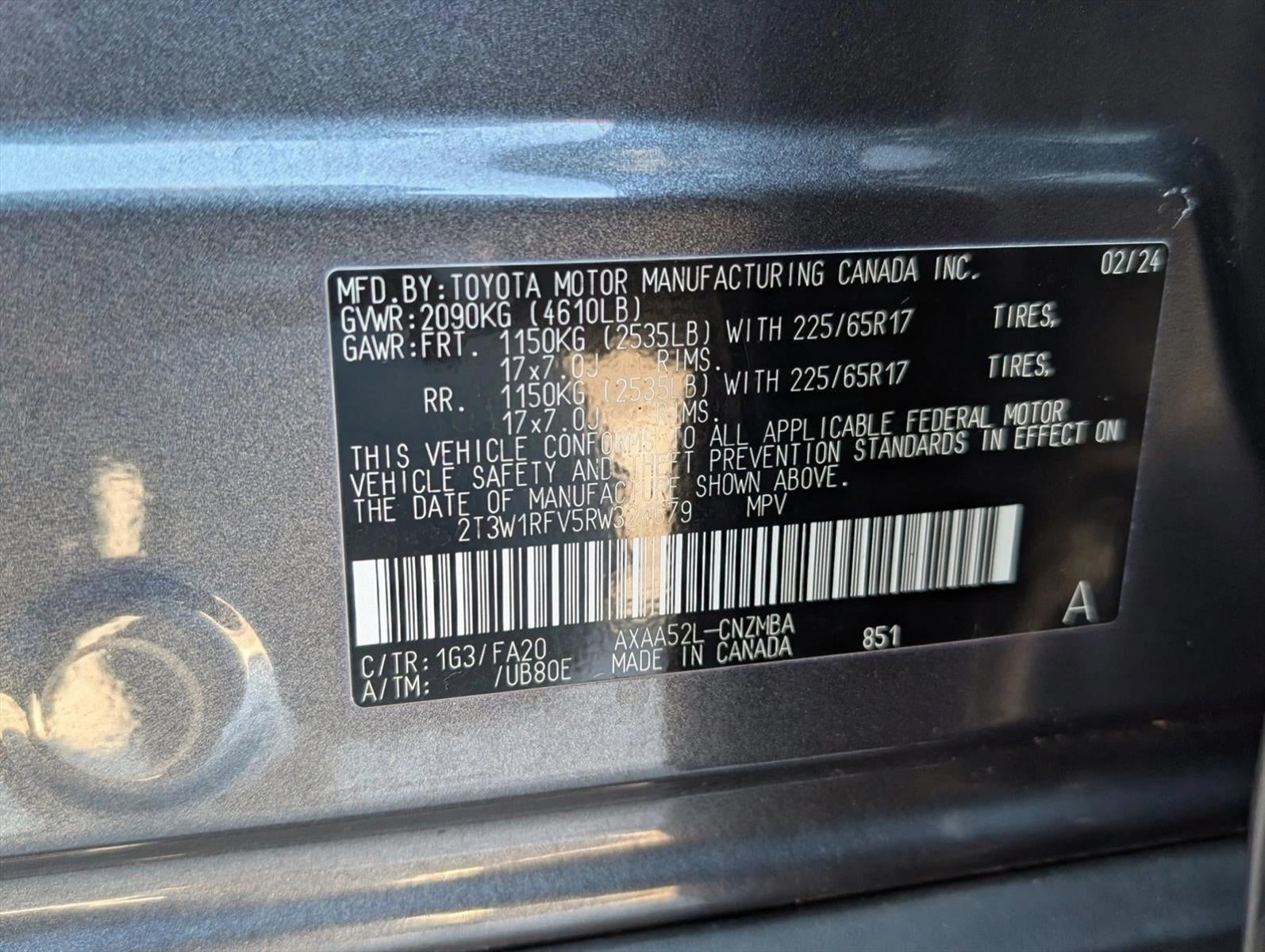 2024 Toyota RAV4 XLE FWD (GS)