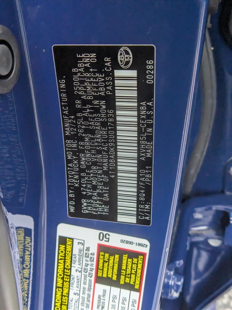 2025 Toyota Camry LE AWD (Natl)
