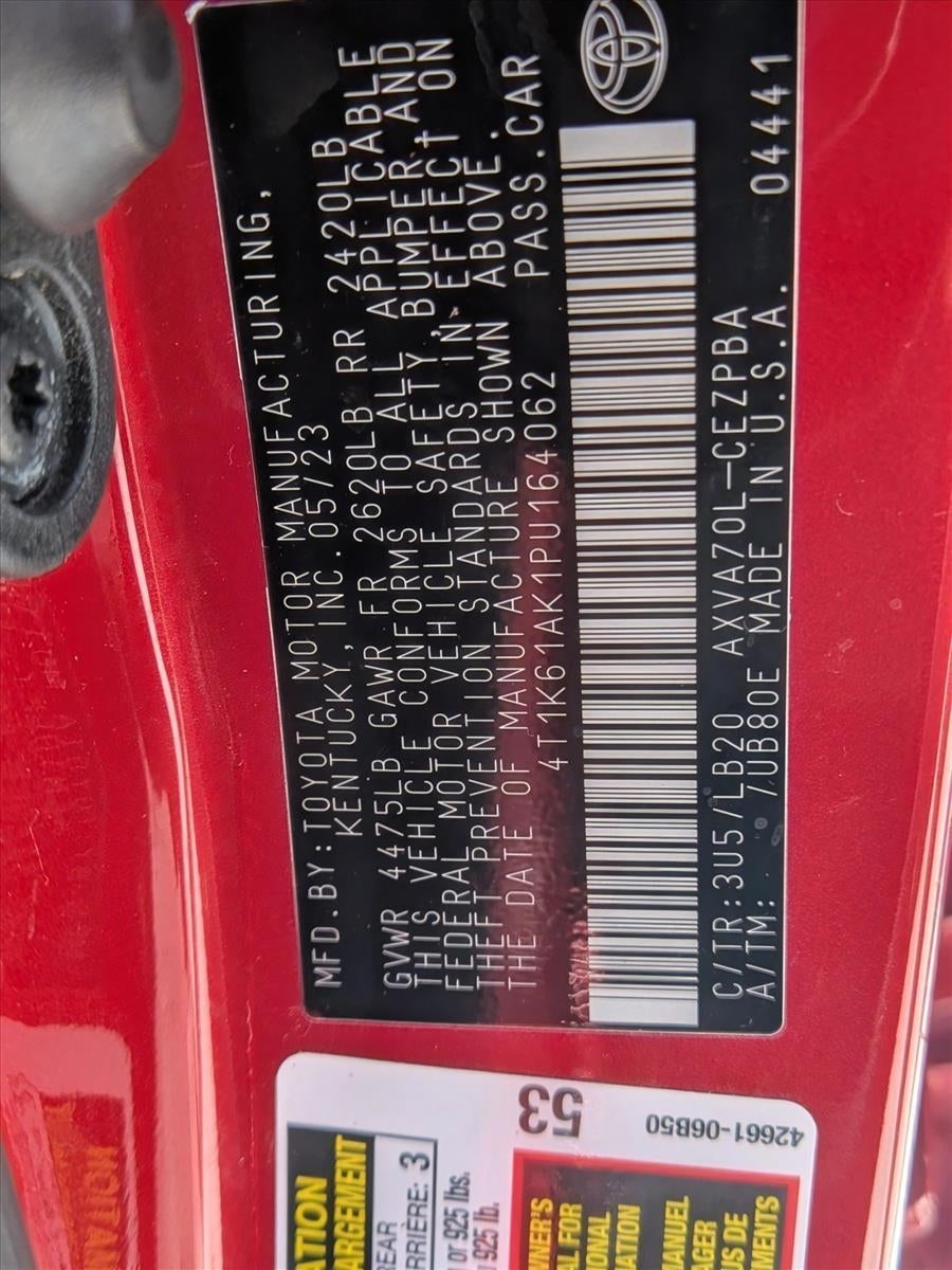 2023 Toyota Camry XSE Auto (Natl)