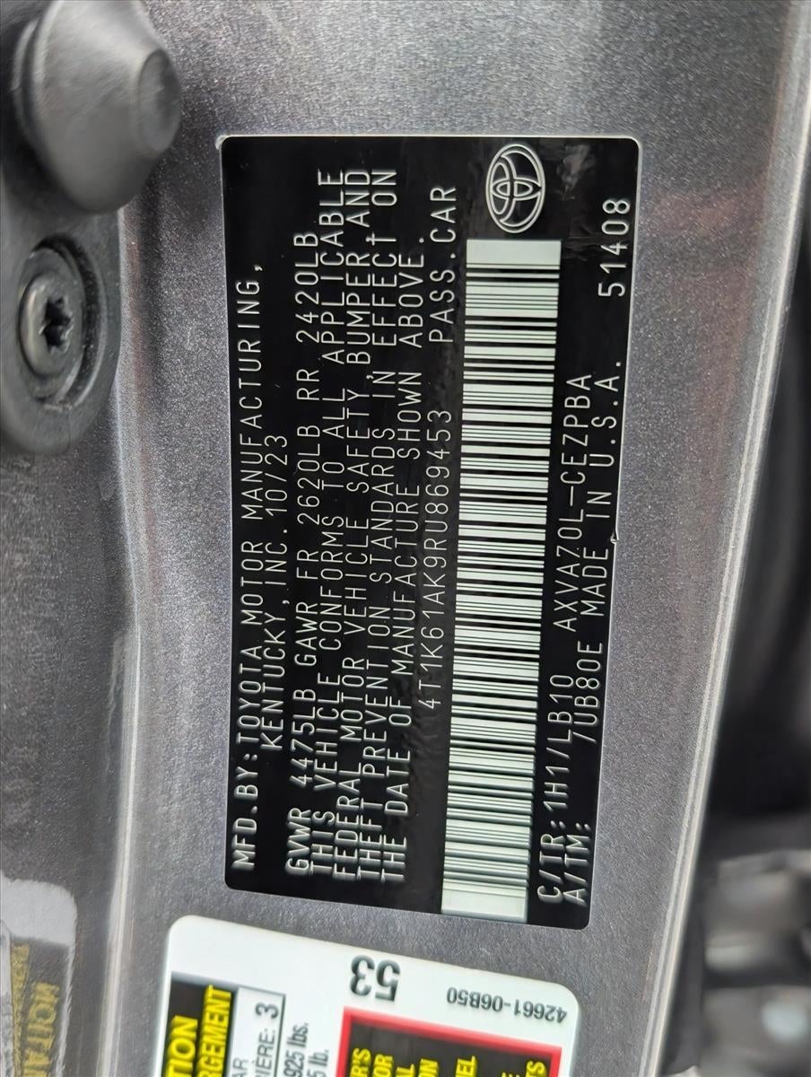 2024 Toyota Camry XSE Auto (Natl)