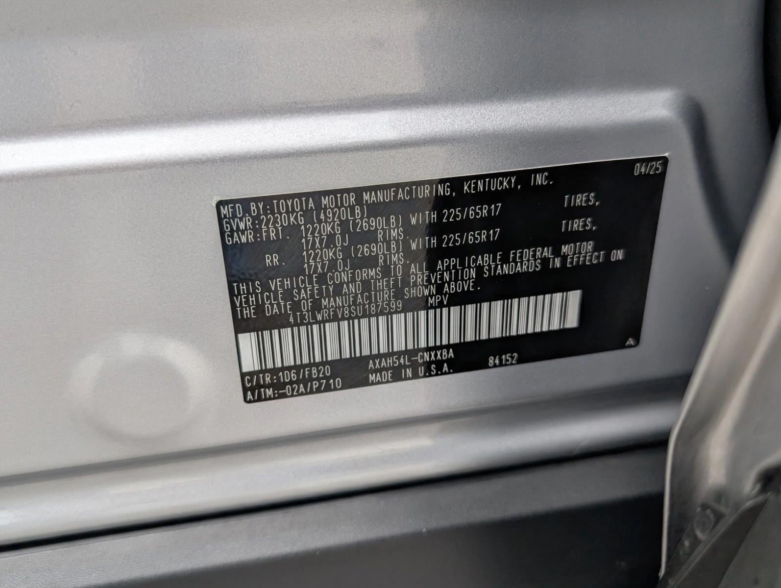 2025 Toyota RAV4 Hybrid LE AWD (Natl)