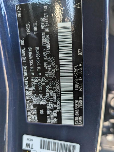 2025 Toyota Highlander XLE AWD (Natl)