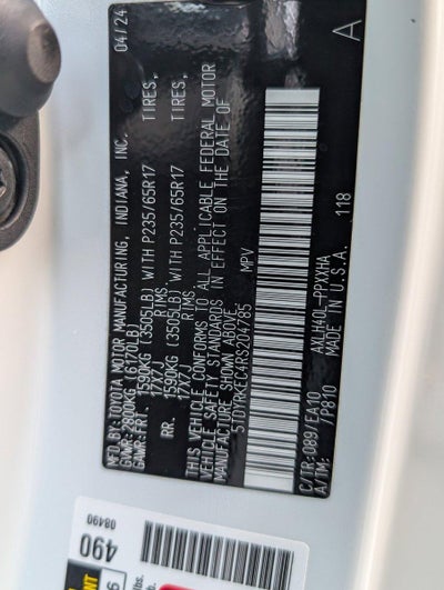 2024 Toyota Sienna XLE FWD 8-Passenger (Natl)