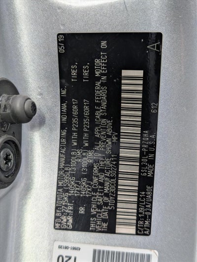 2020 Toyota Sienna XLE Premium FWD 8-Passenger (Natl)