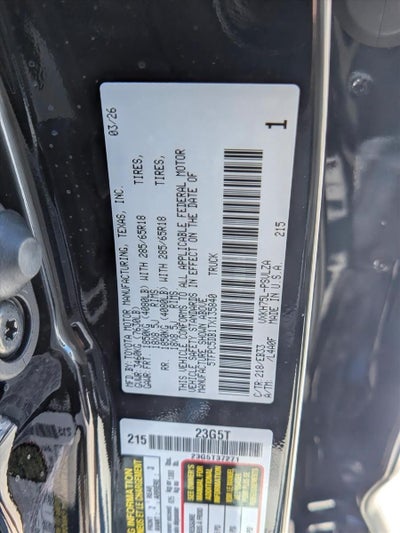 2026 Toyota Tundra 4WD 4WD TRD Pro Hybrid CrewMax 5.5' Bed (Natl)