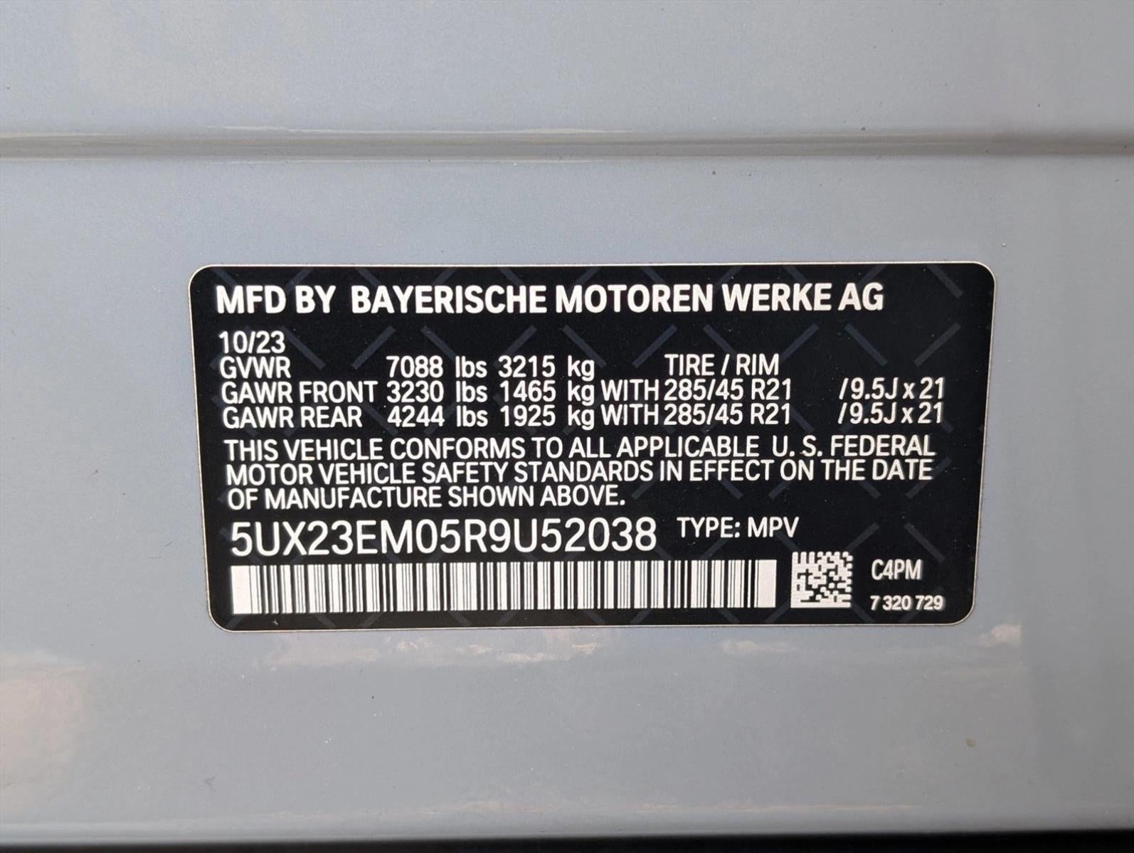 2024 BMW X7 xDrive40i Sports Activity Vehicle