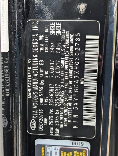 2017 Kia Sorento LX AWD