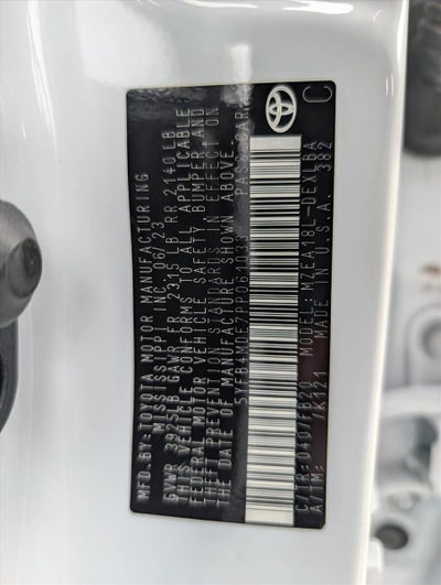 2023 Toyota Corolla LE CVT (Natl)