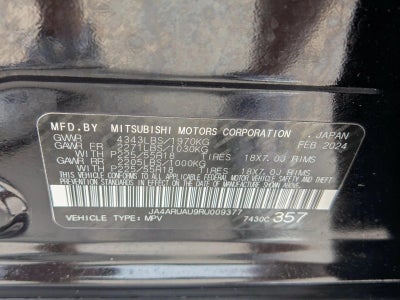 2024 Mitsubishi Outlander Sport S 2.0 AWC