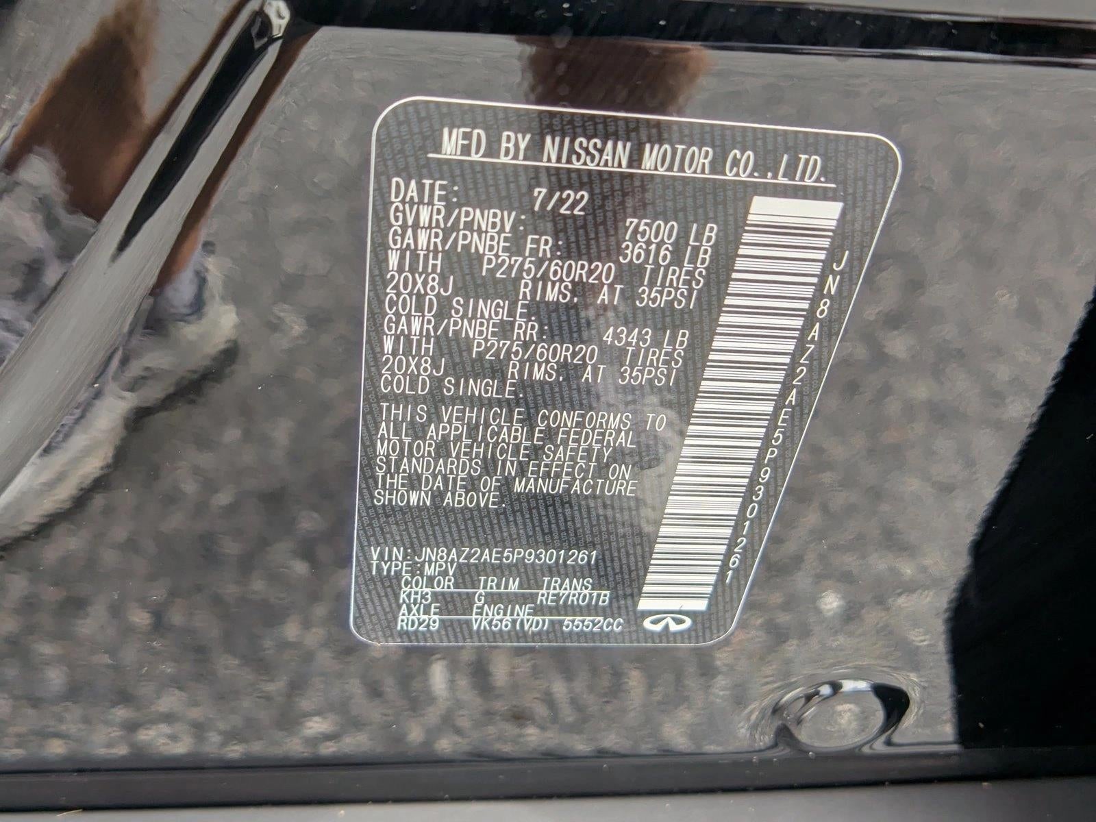 2023 INFINITI QX80 LUXE AWD