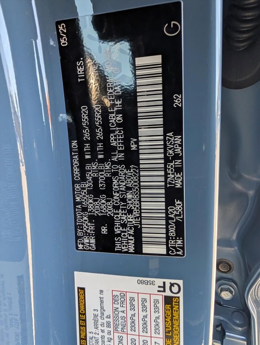 2025 Toyota 4Runner Hybrid Limited 4WD (Natl)