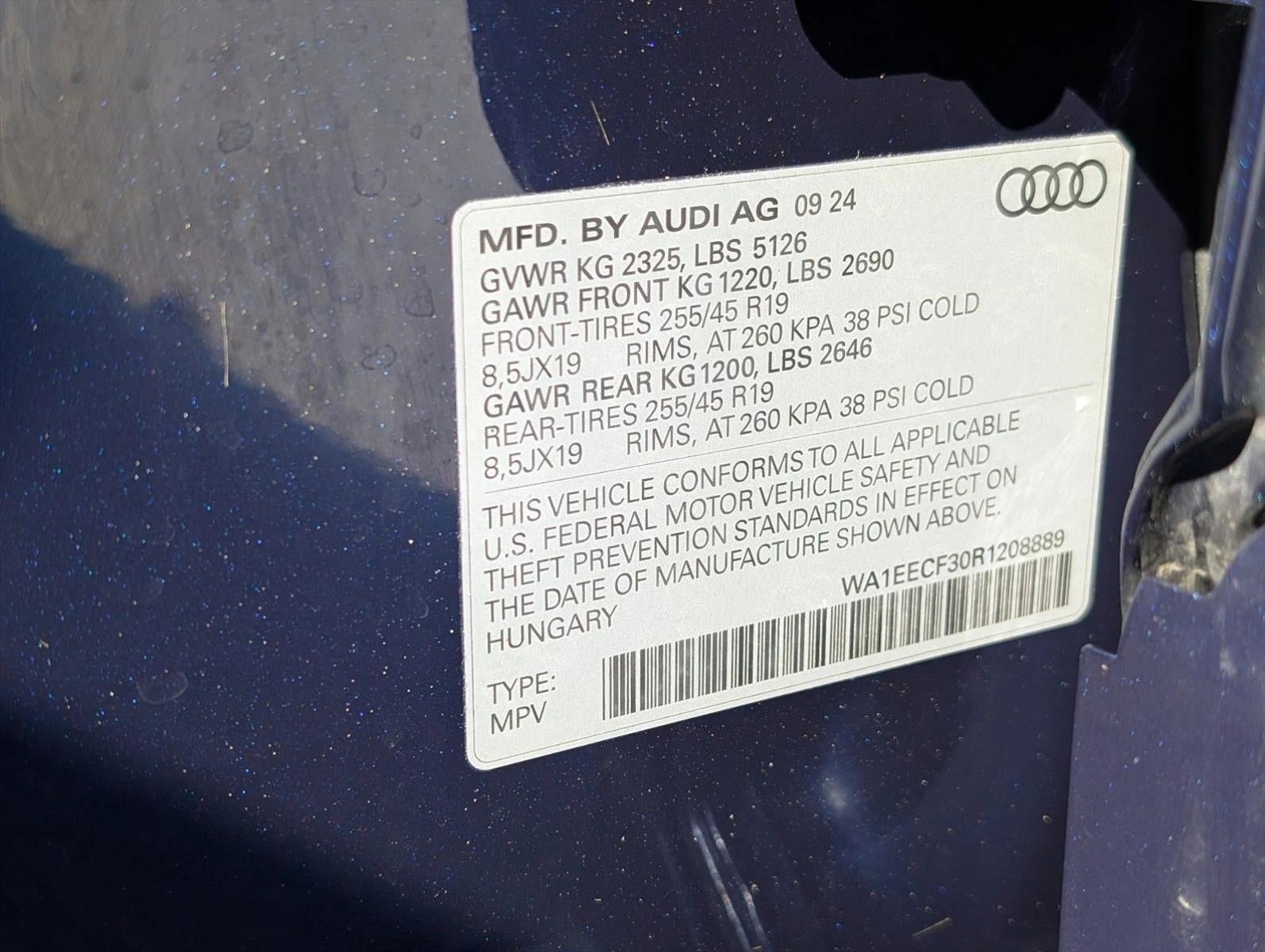 2024 Audi Q3 S line Premium Plus 45 TFSI quattro