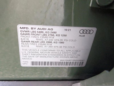 2022 Audi Q5 S line Premium 45 TFSI quattro